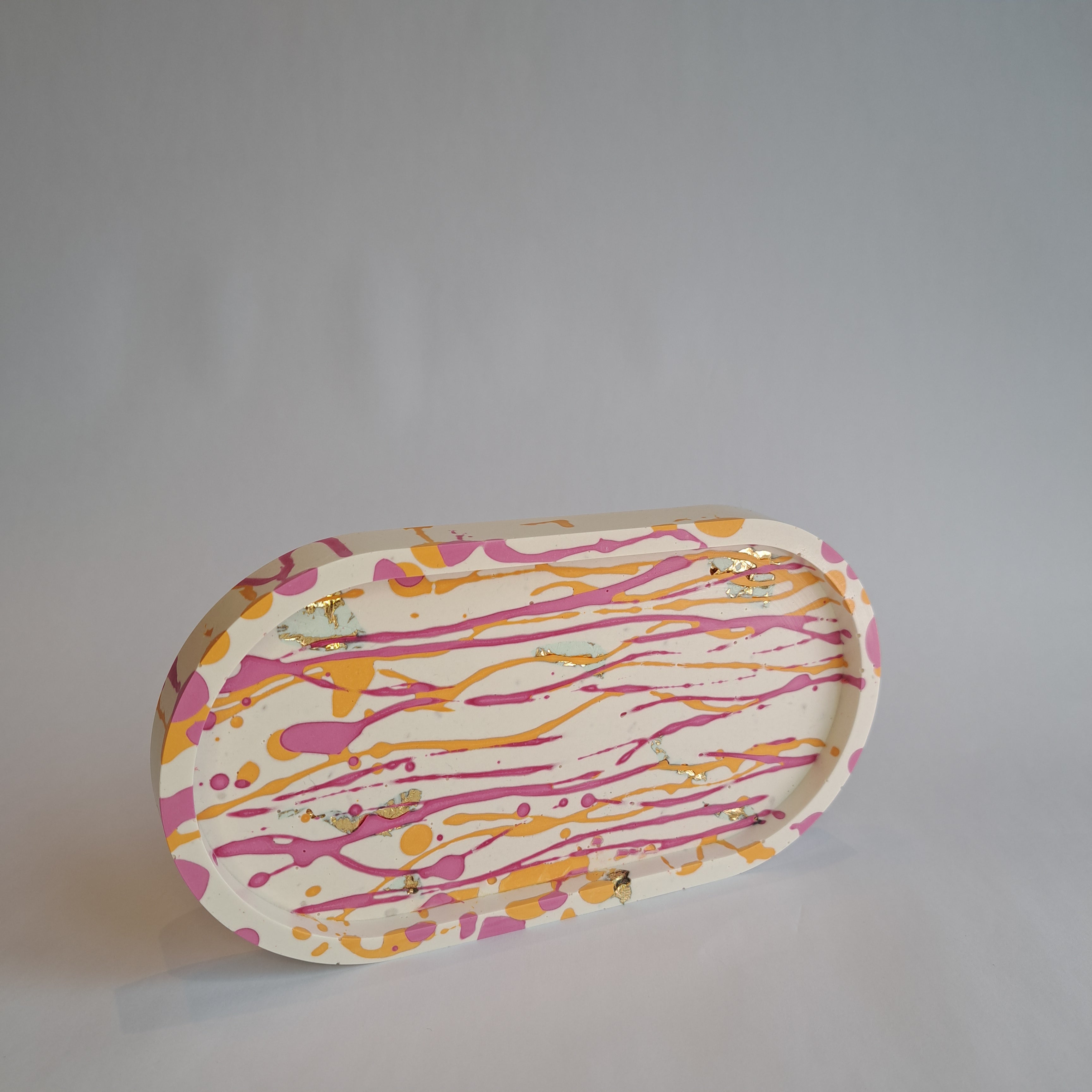Tray Pink/Orange gold