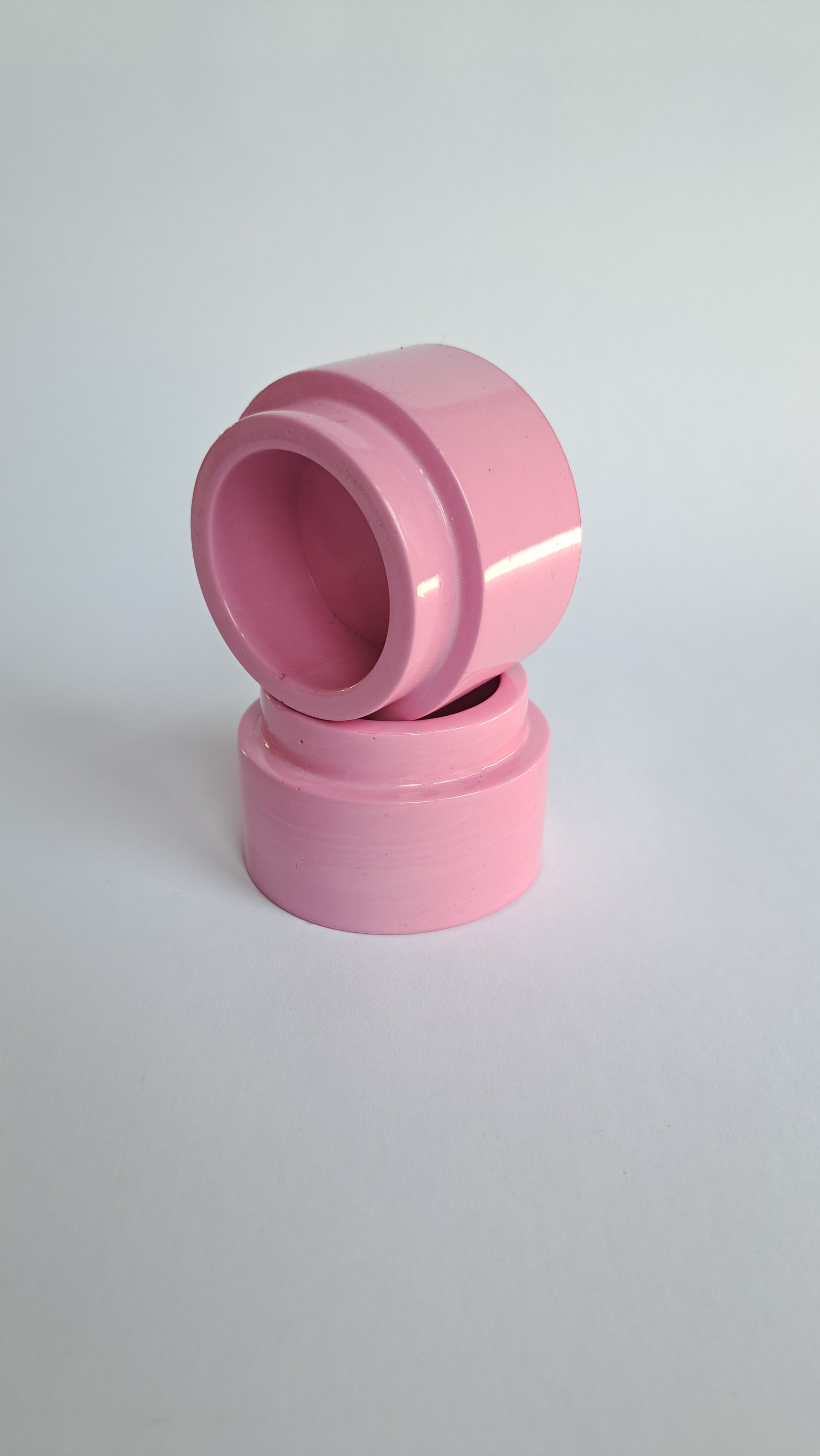 Candle holder hot pink