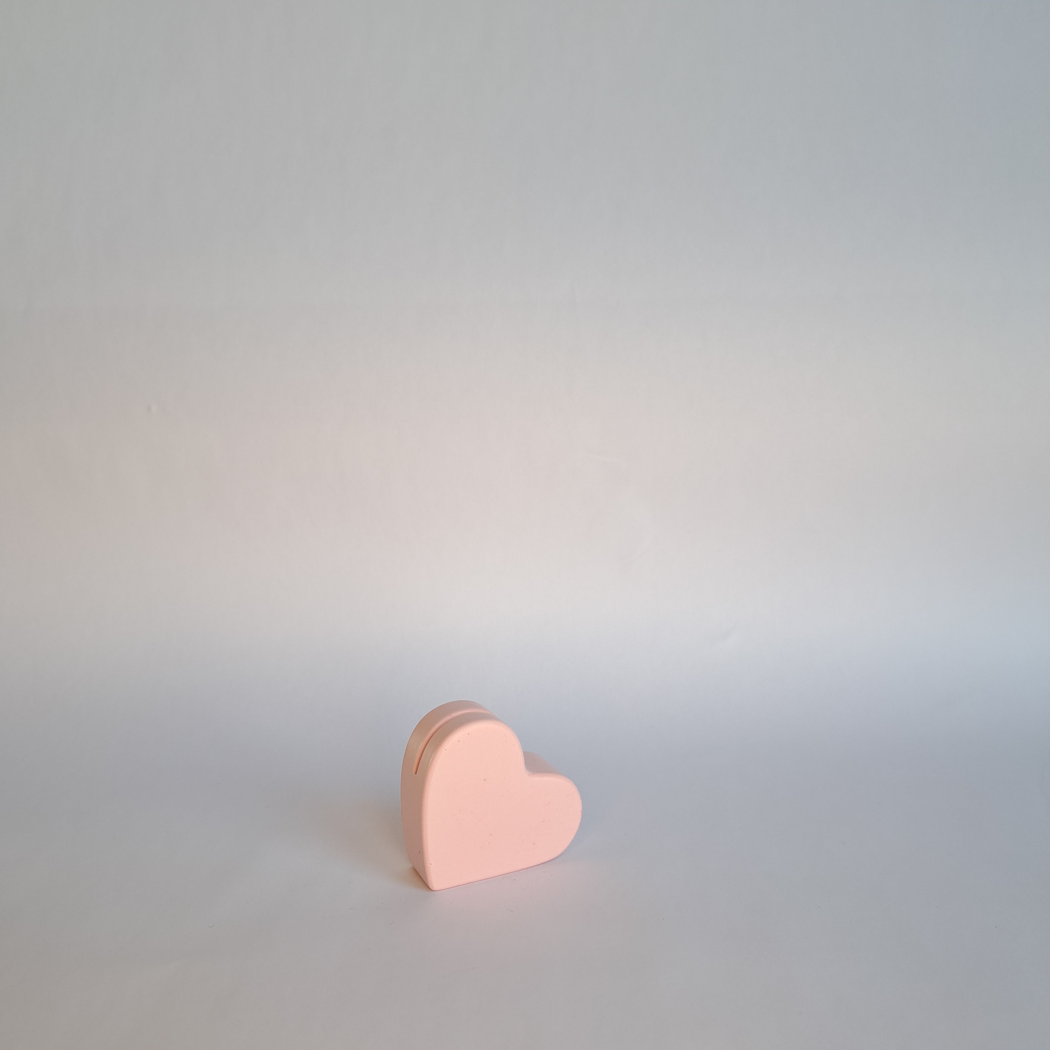 Card holder heart pink
