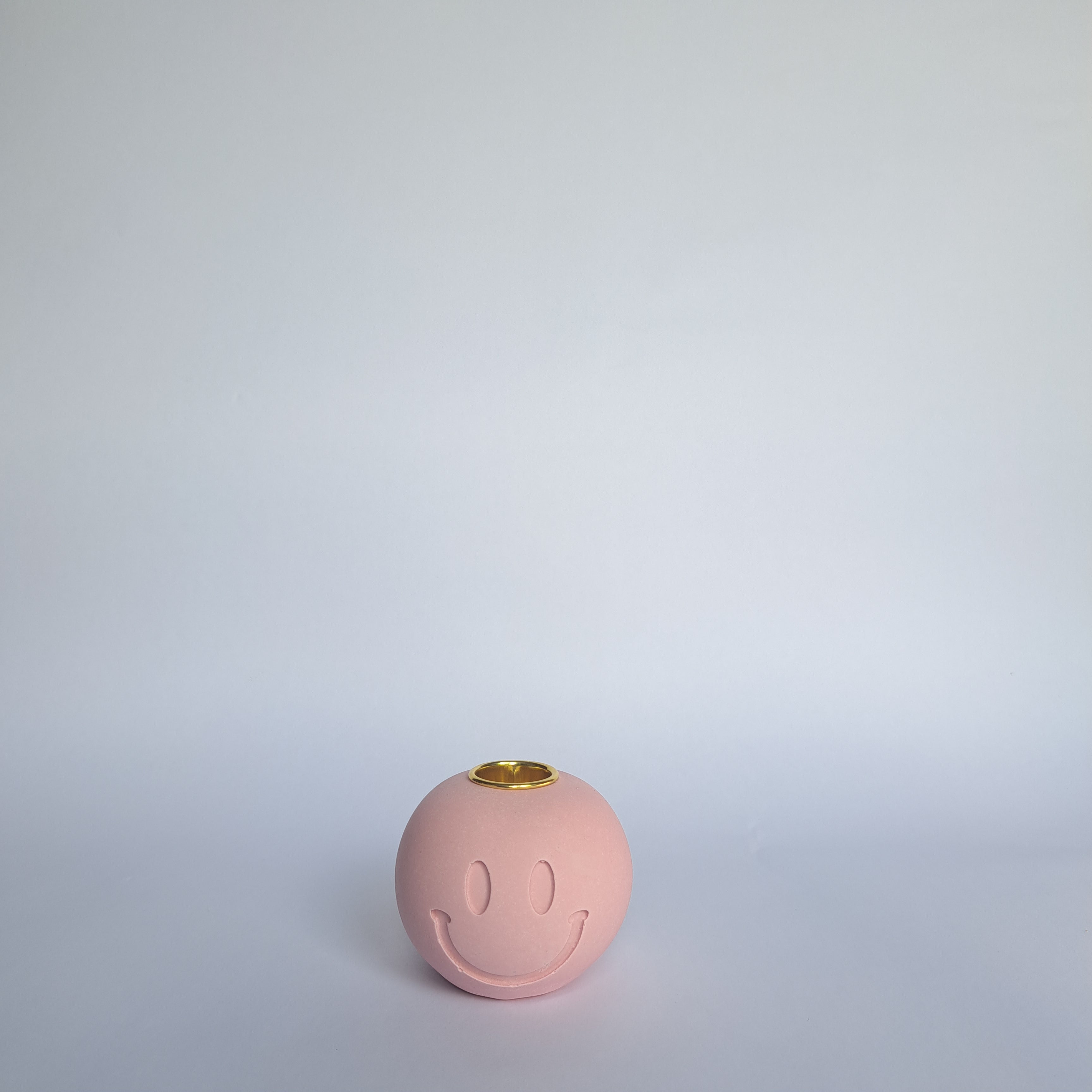 Kandelaar smile roze