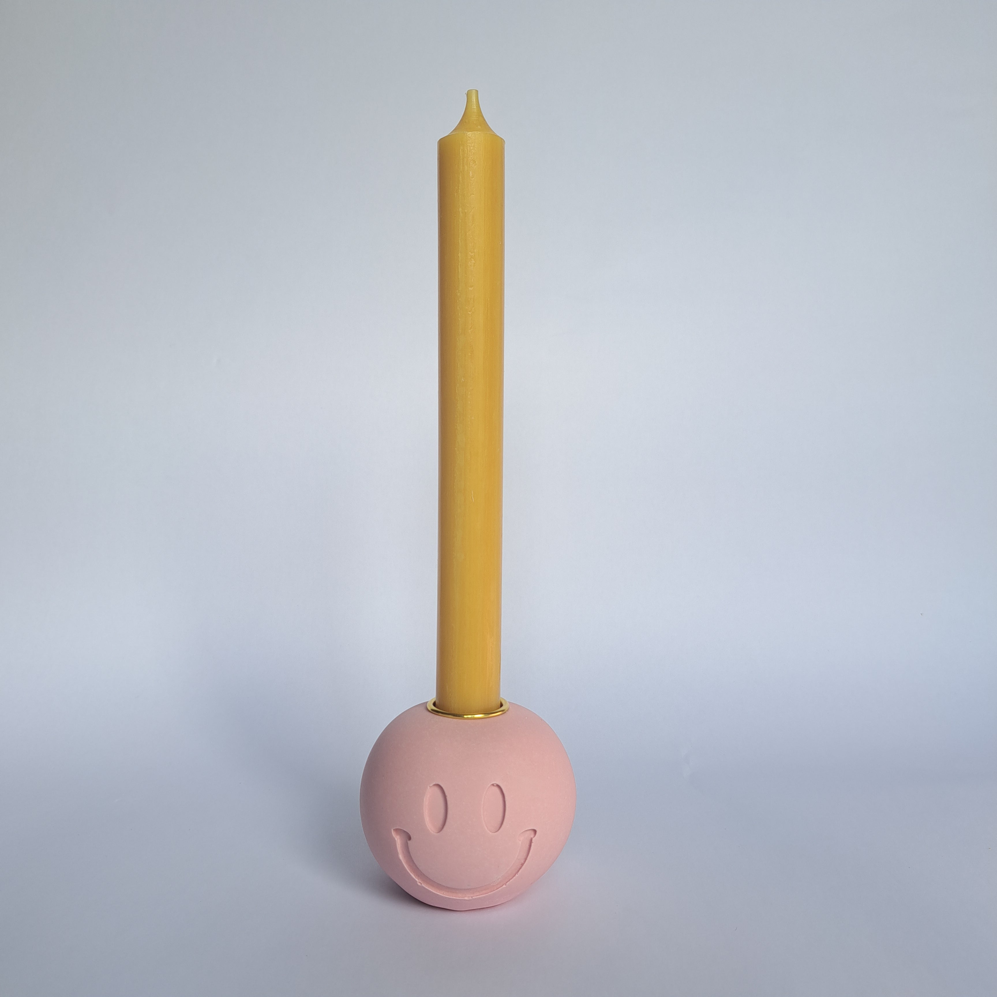 Kandelaar smile roze
