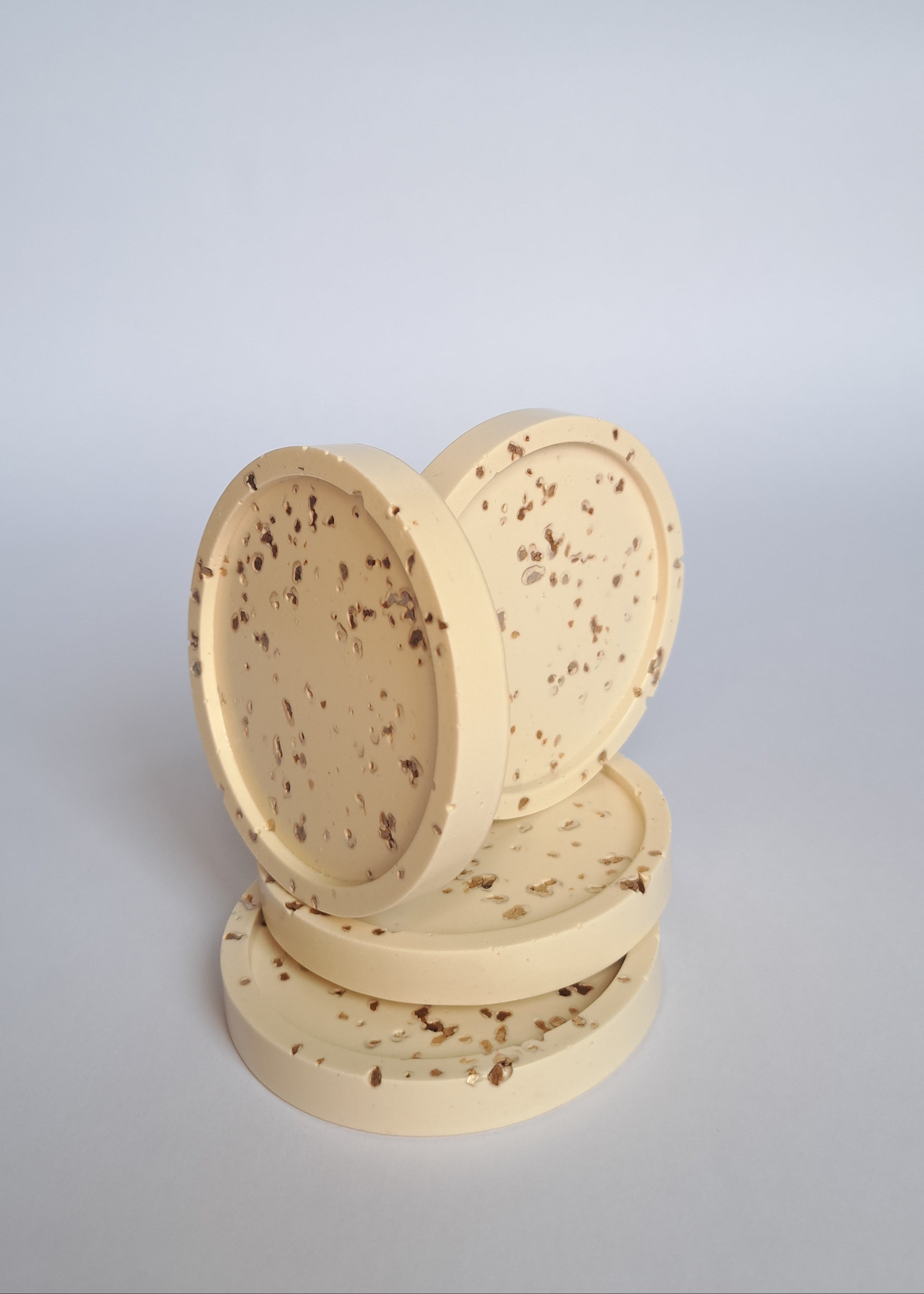 onderzetter zacht geel / goud