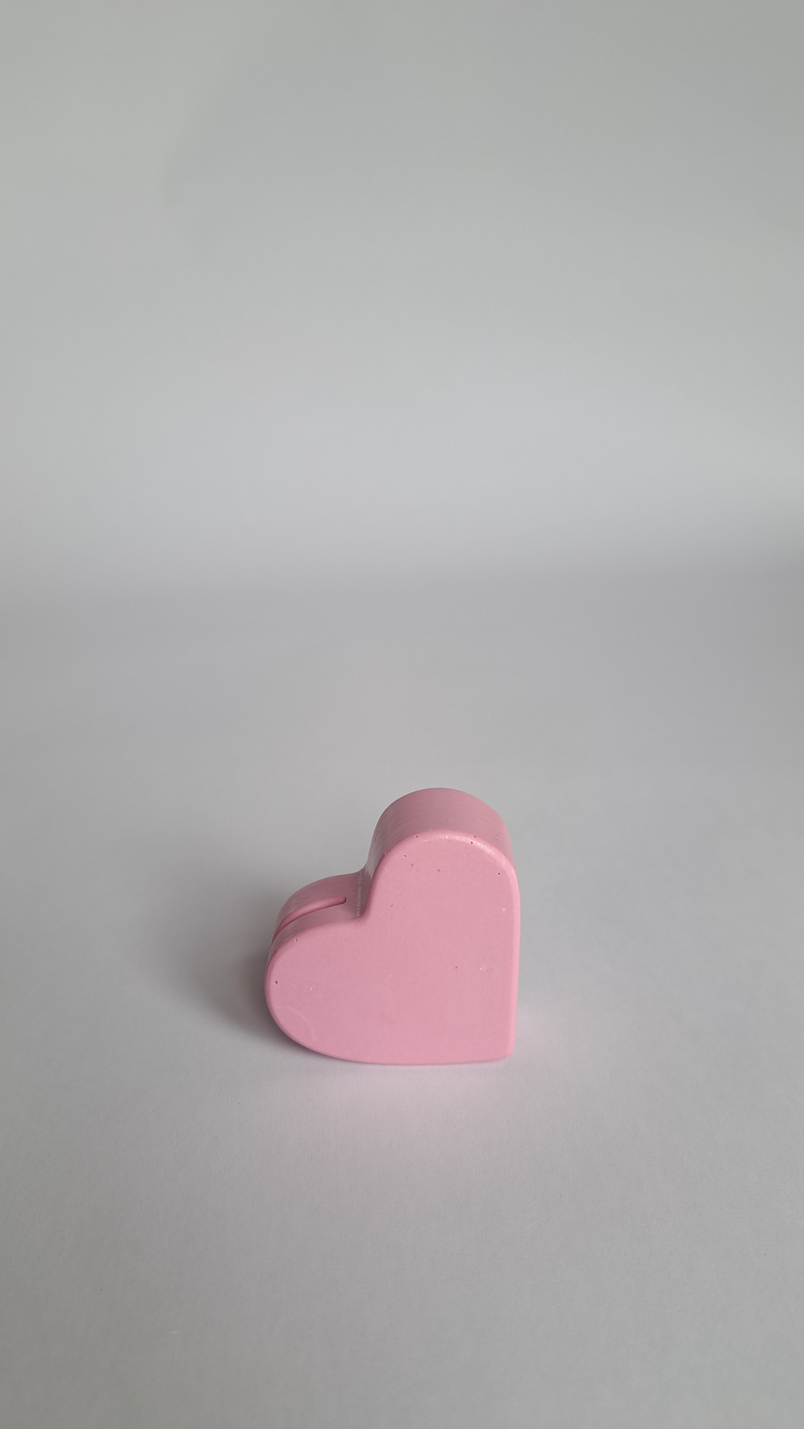 card holder heart warm pink