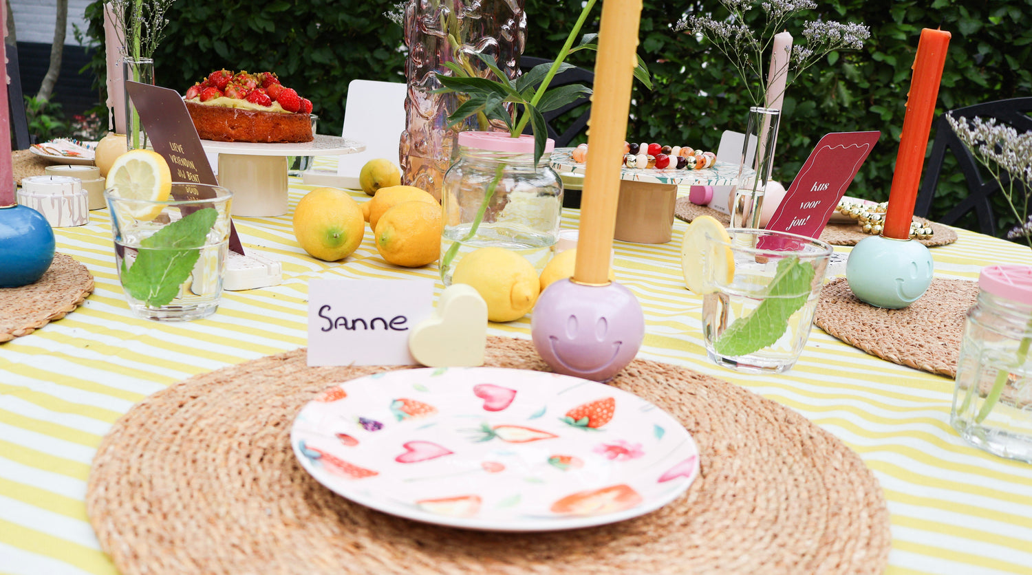 Event styling ideeën: tafeldecoratie die gasten mee naar huis nemen