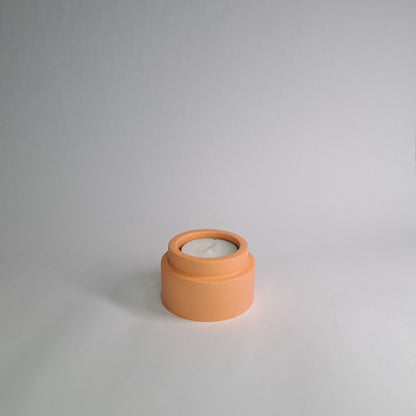 Candle holder tangerine