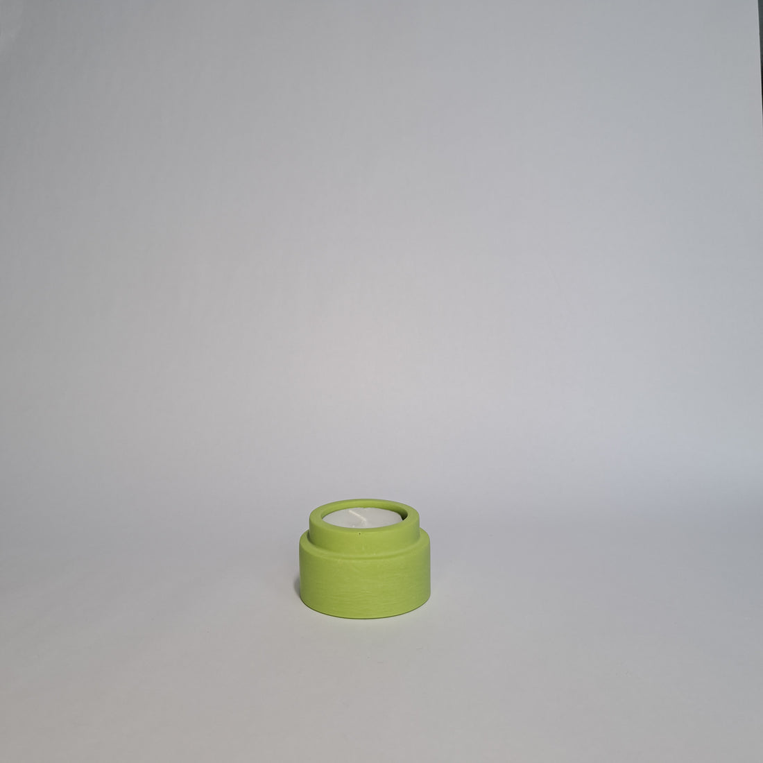 Candle holder apple green