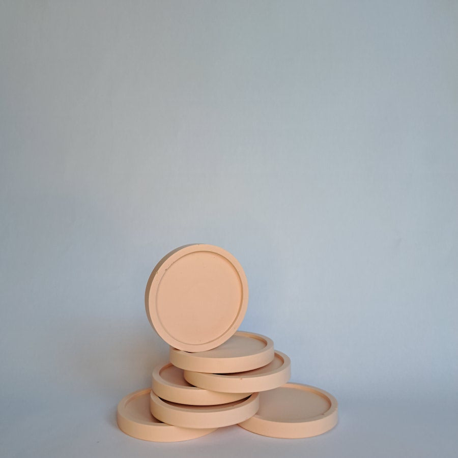 Coaster peach/pink