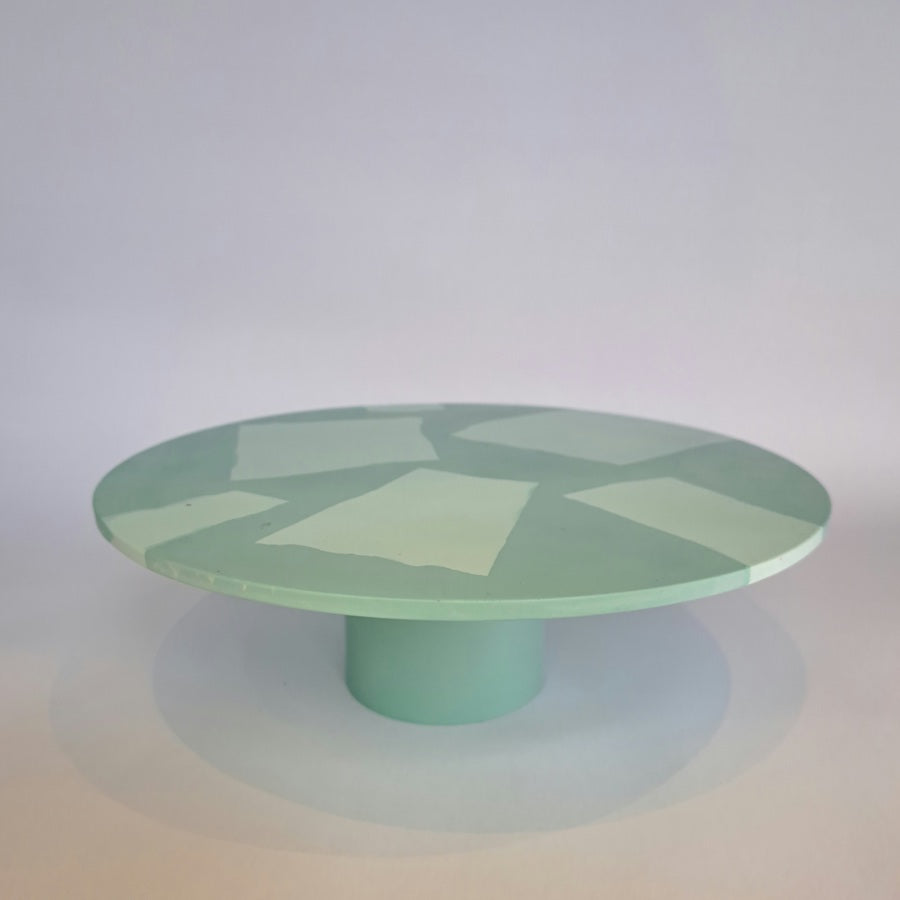 Cake stand green