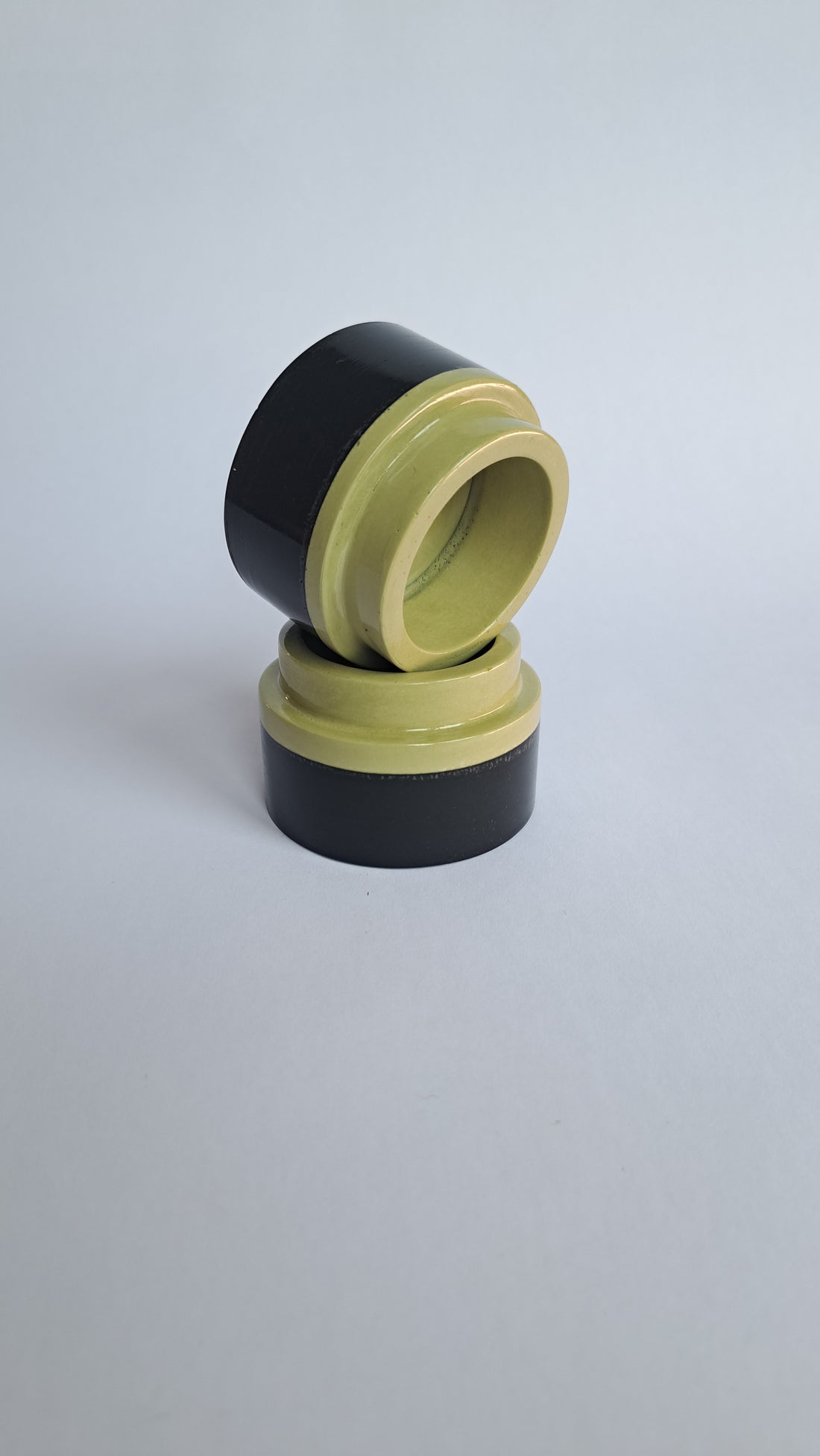 Kaarshouder duo groen / zwart
