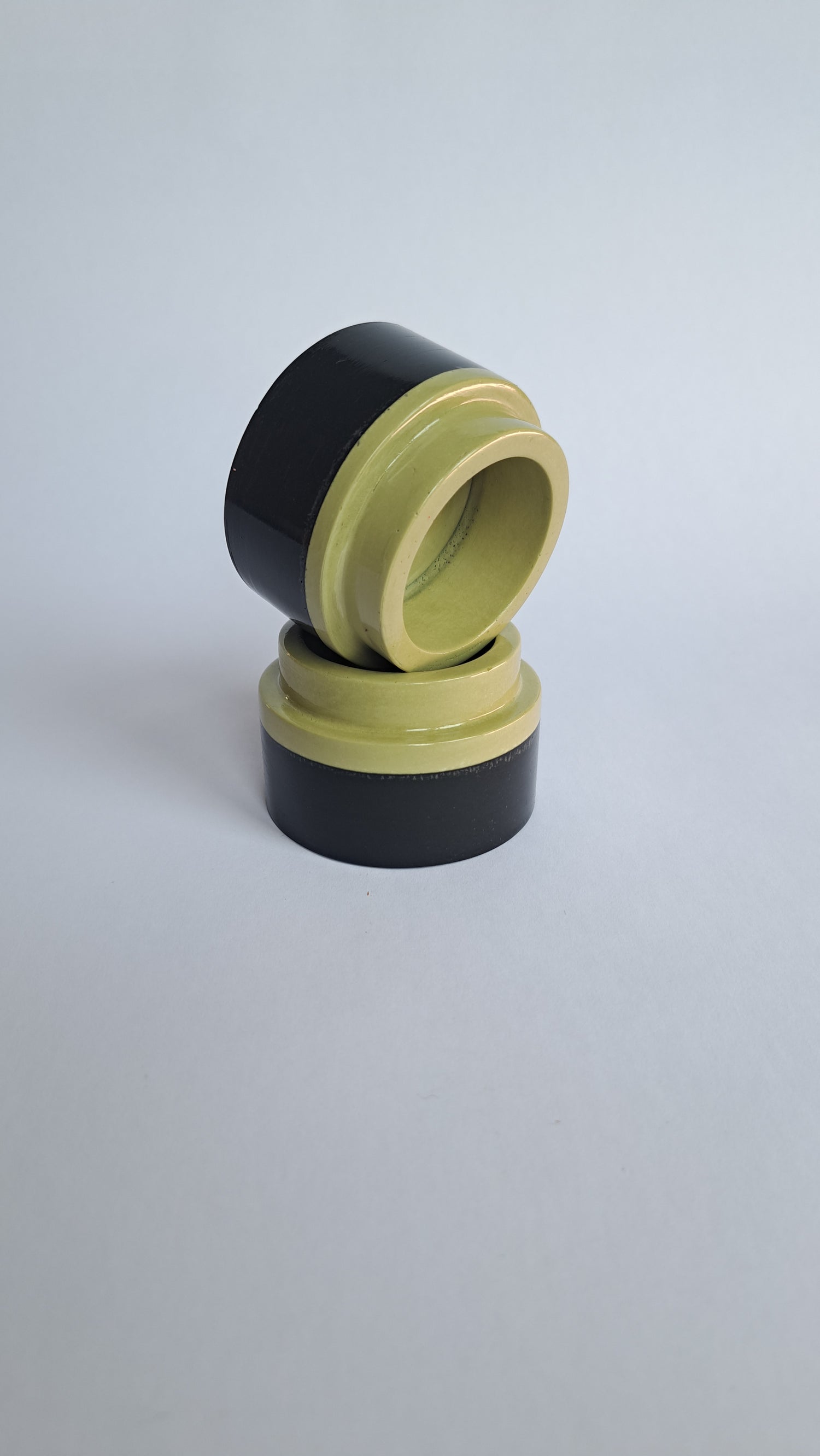 Kaarshouder duo groen / zwart