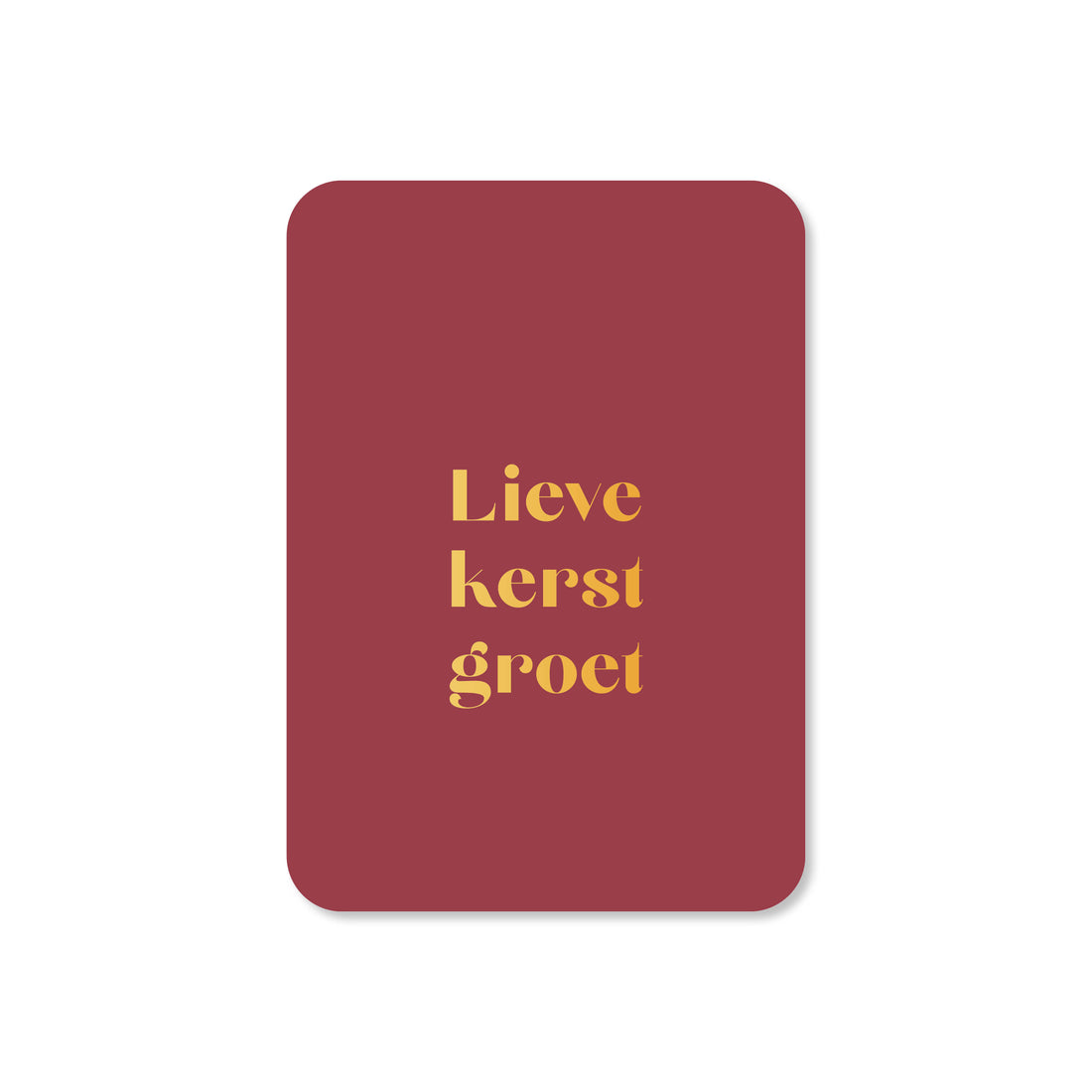 mini kaart kerst 2025 &