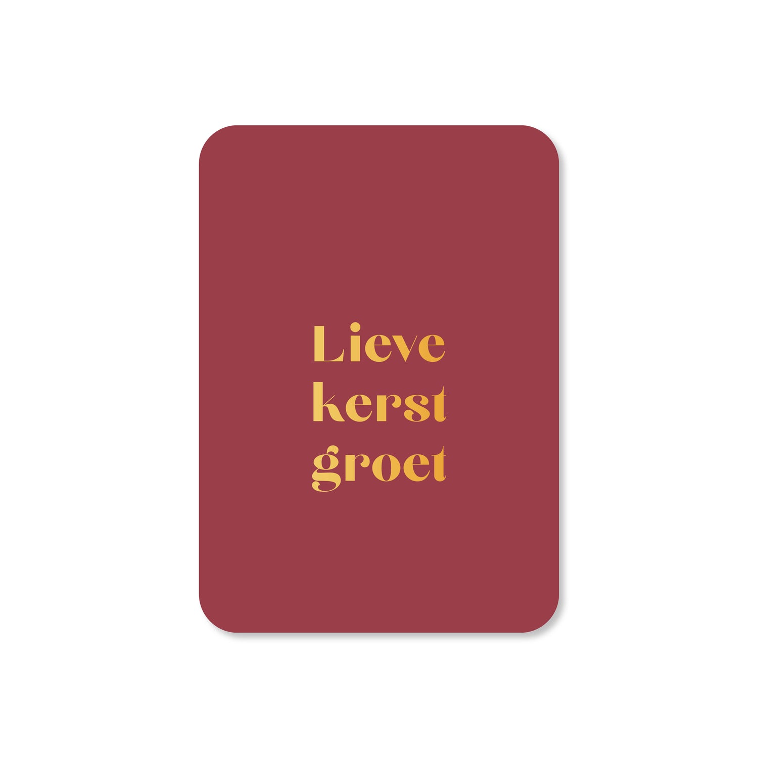 mini kaart kerst 2025 &