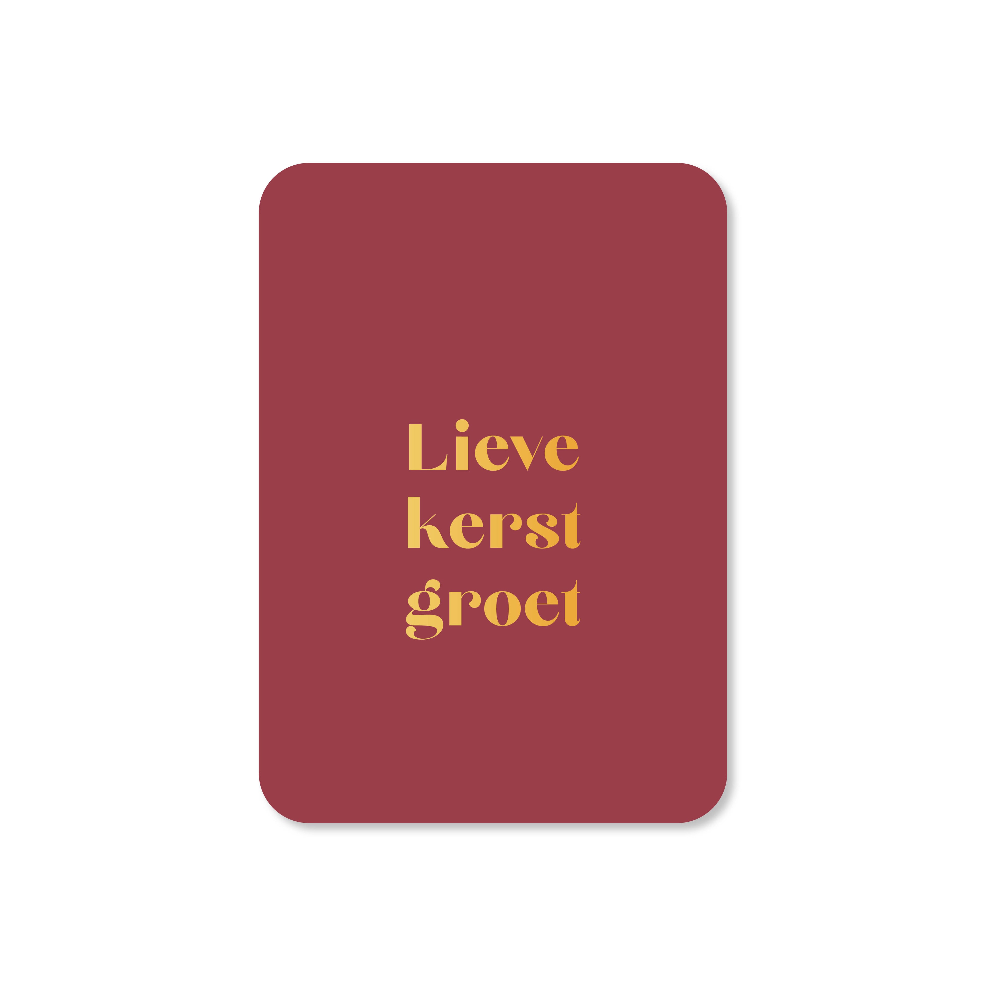 mini kaart kerst 2025 &