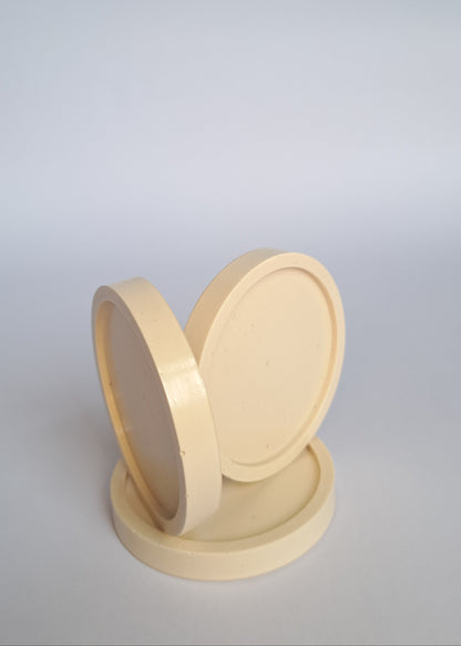 Onderzetter zacht geel