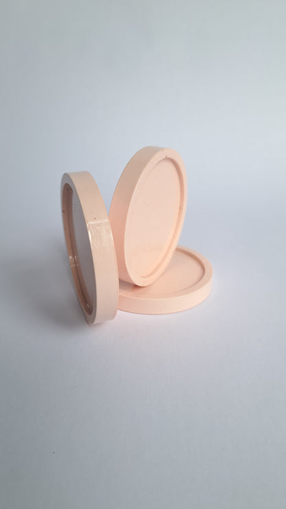 Onderzetter peach/roze