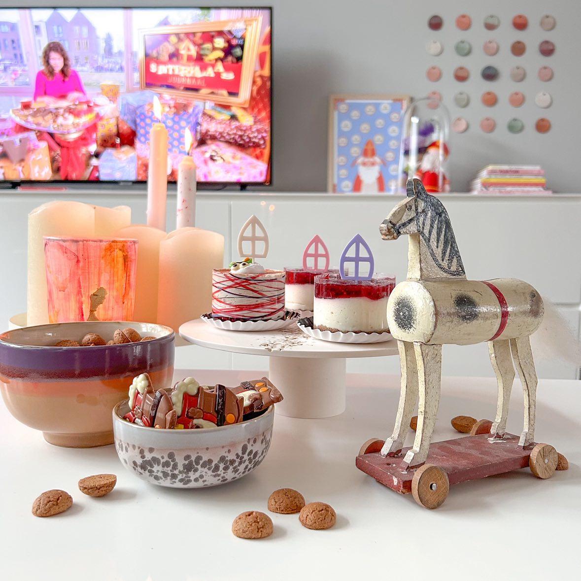 Taartplateau wit goud