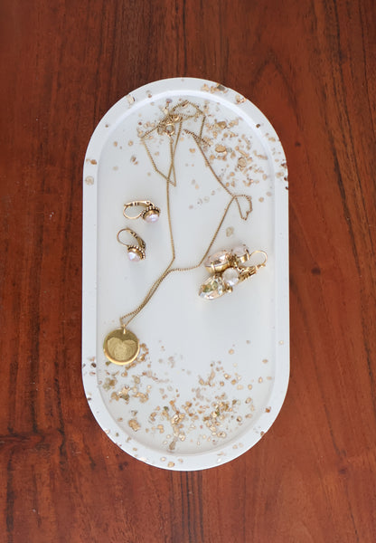 Tray wit met goud
