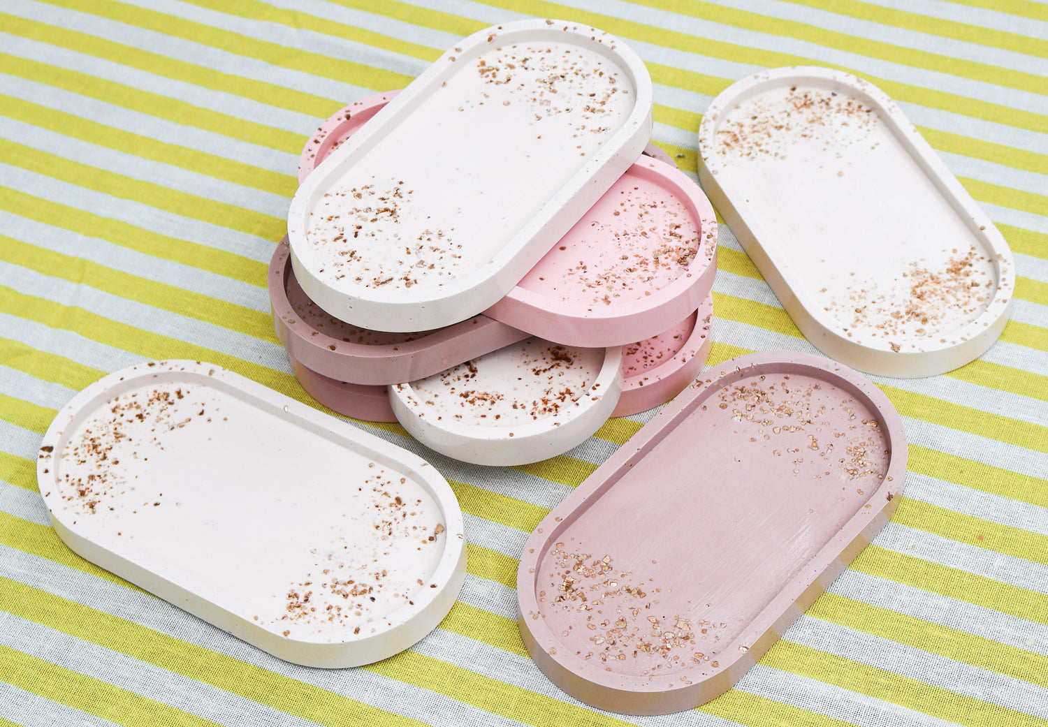 Mauve decoratieve tray