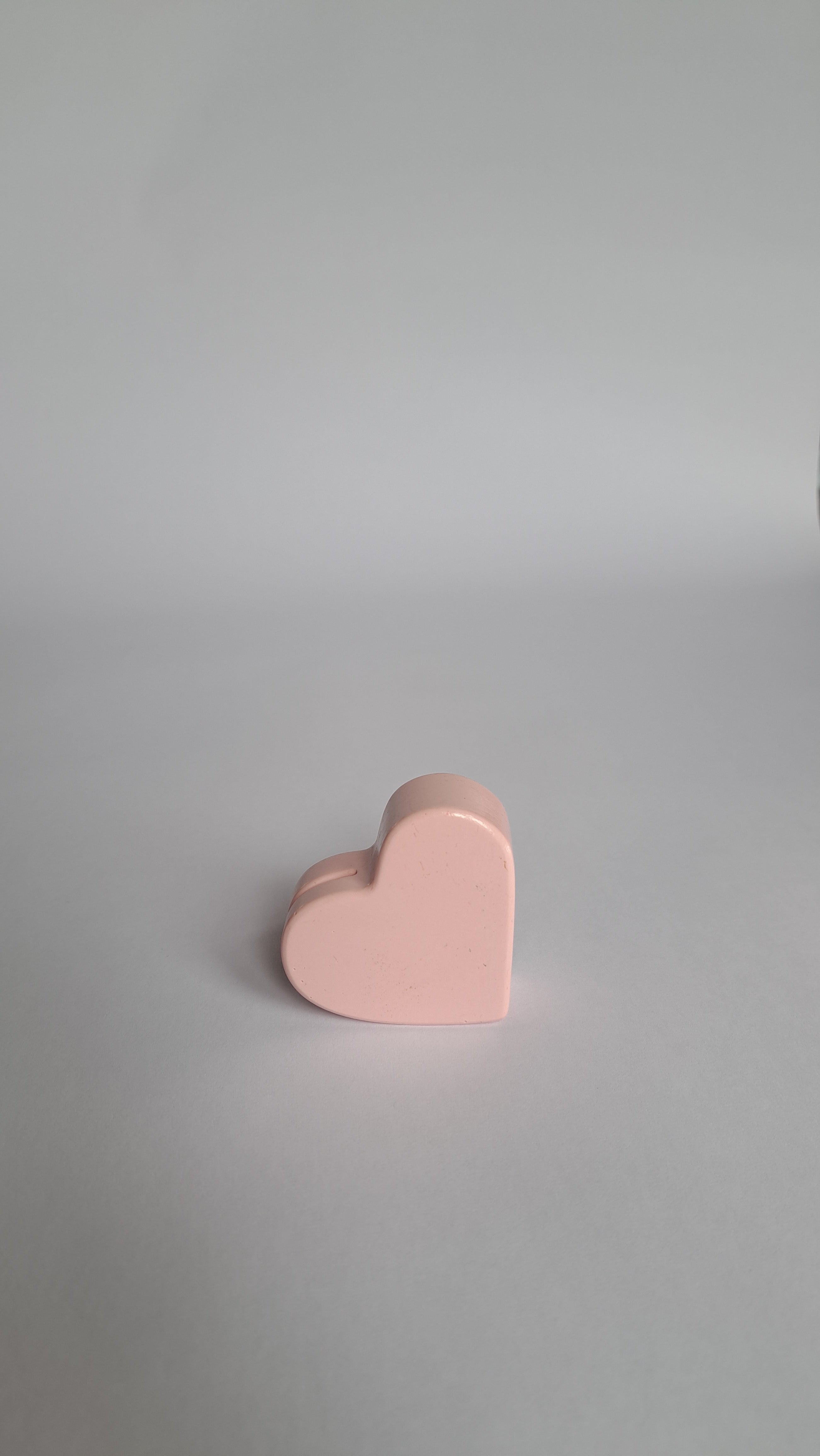 Card holder heart pink