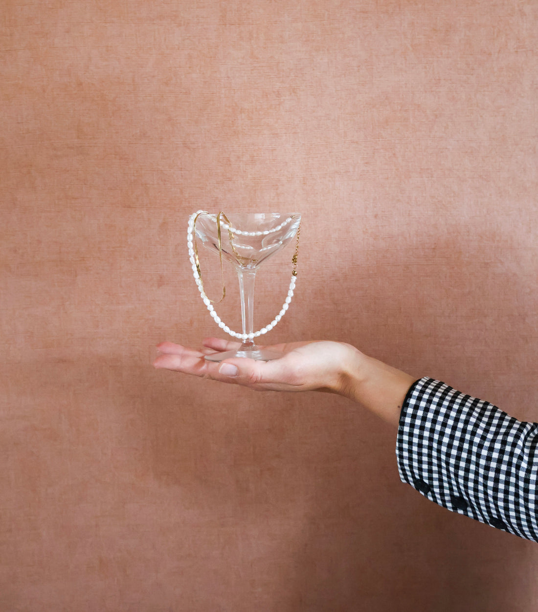 Zoetwaterparelketting met stainless steel sluiting