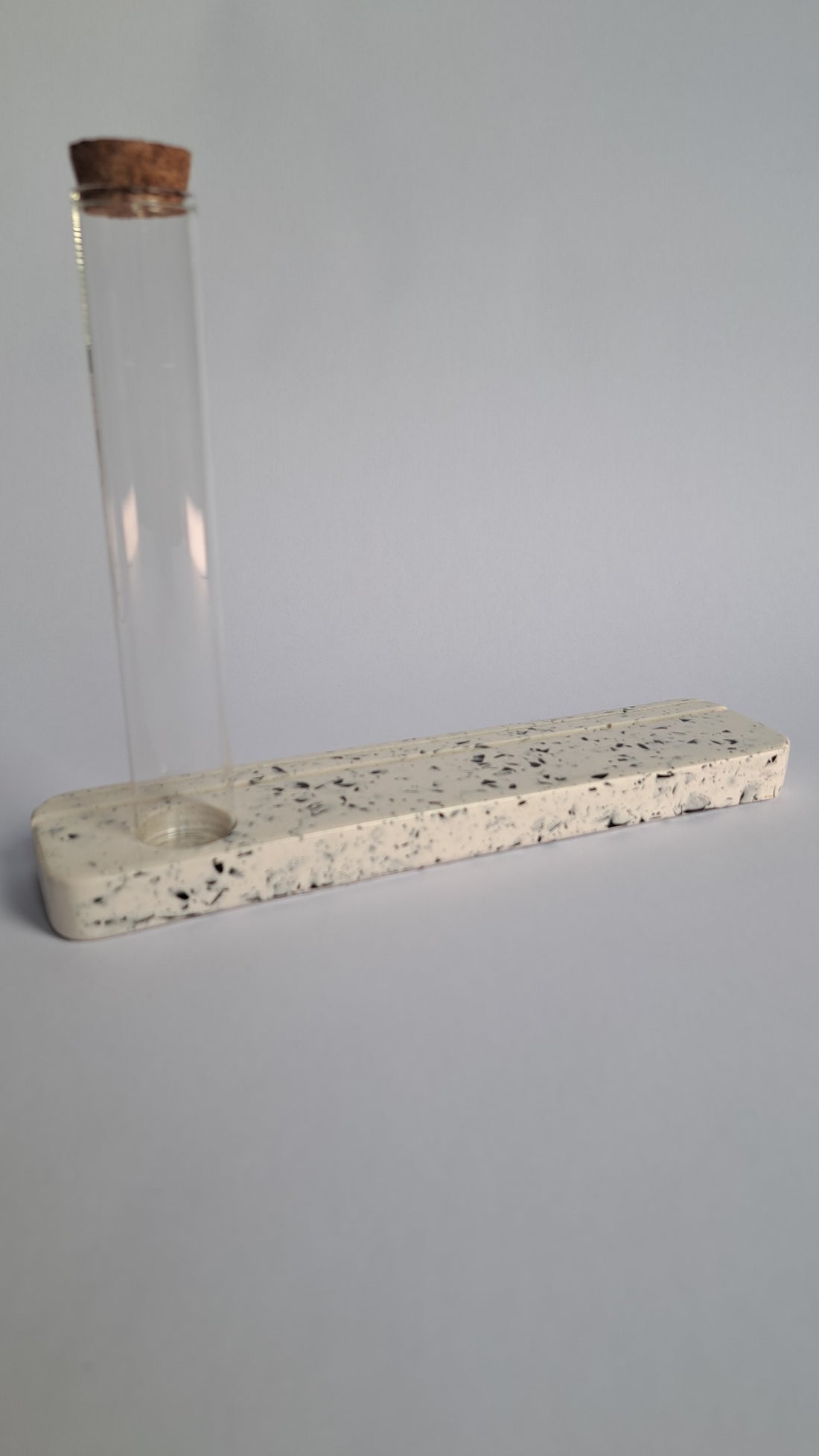 Card holder terrazzo white black